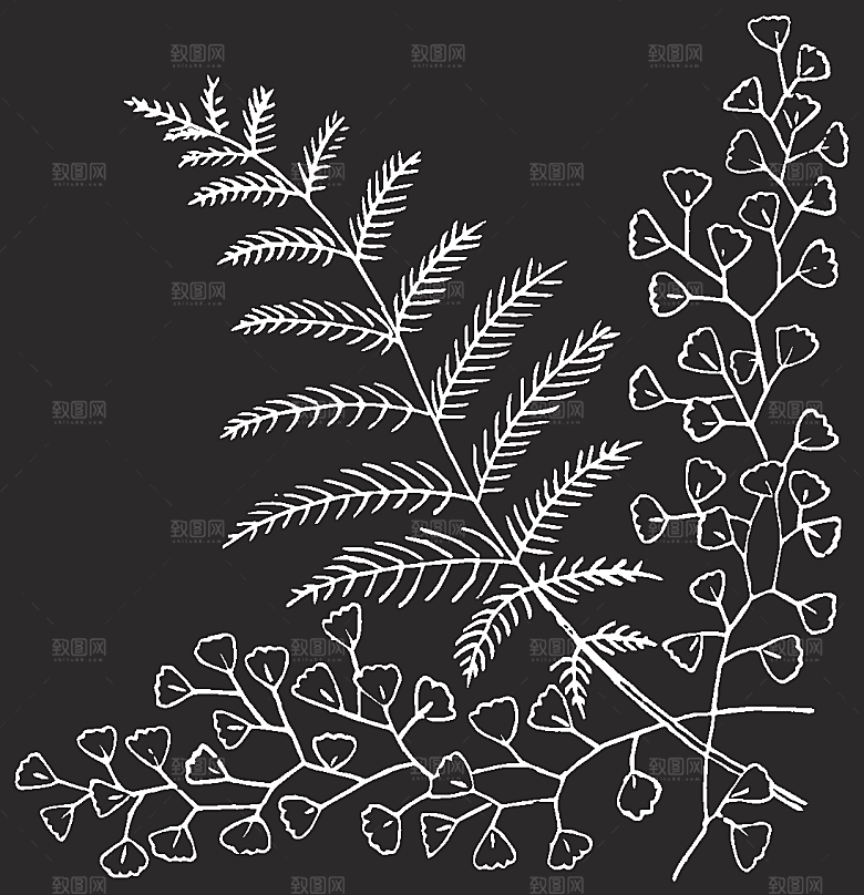 手绘鲜花花朵素材元素
