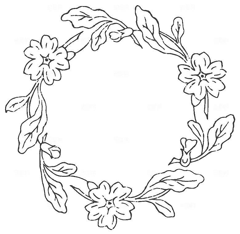 手绘鲜花花朵素材元素