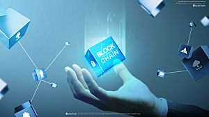 高科技可视化科幻3D科技海报
