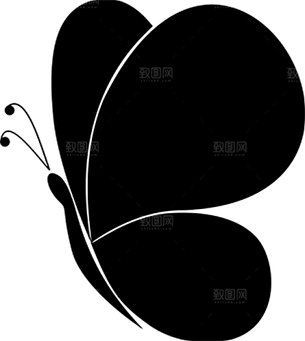 蝴蝶元素素材设计免抠