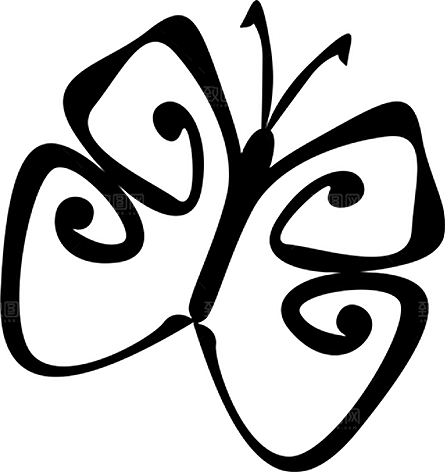 蝴蝶元素素材设计免抠