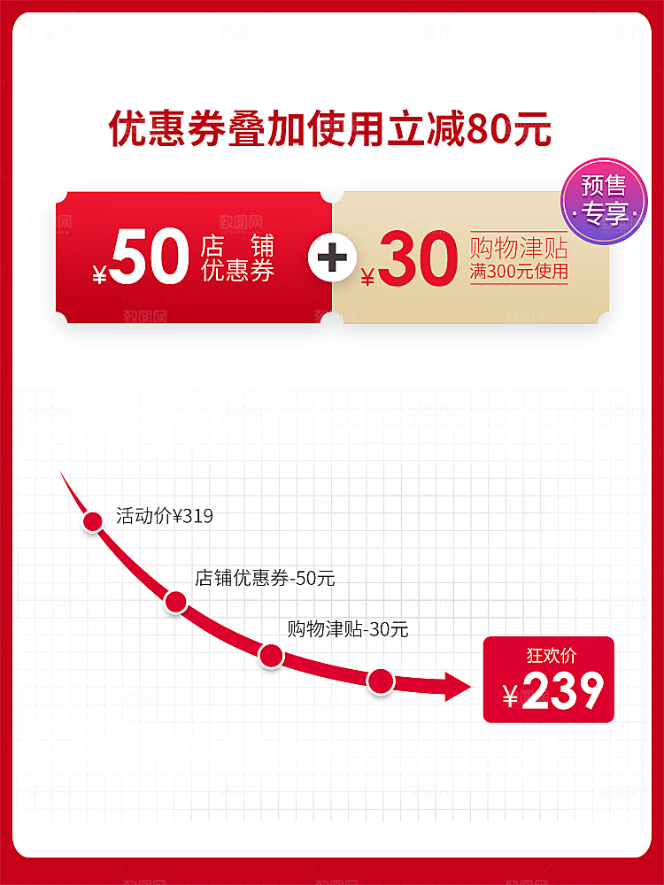电商淘宝活动营销促销折扣主图直通车