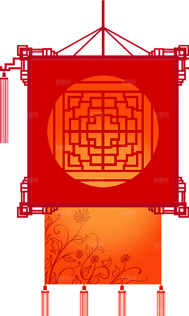 灯笼设计素材免抠元素