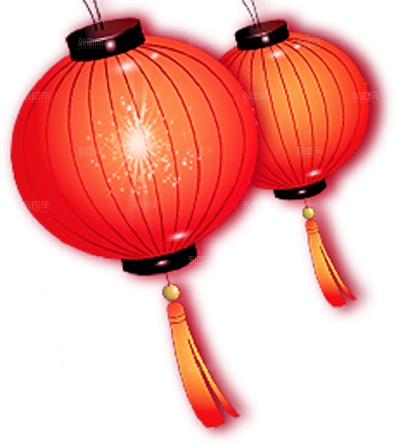 灯笼设计素材免抠元素