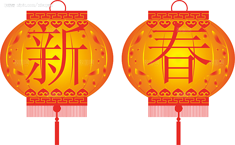 灯笼设计素材免抠元素