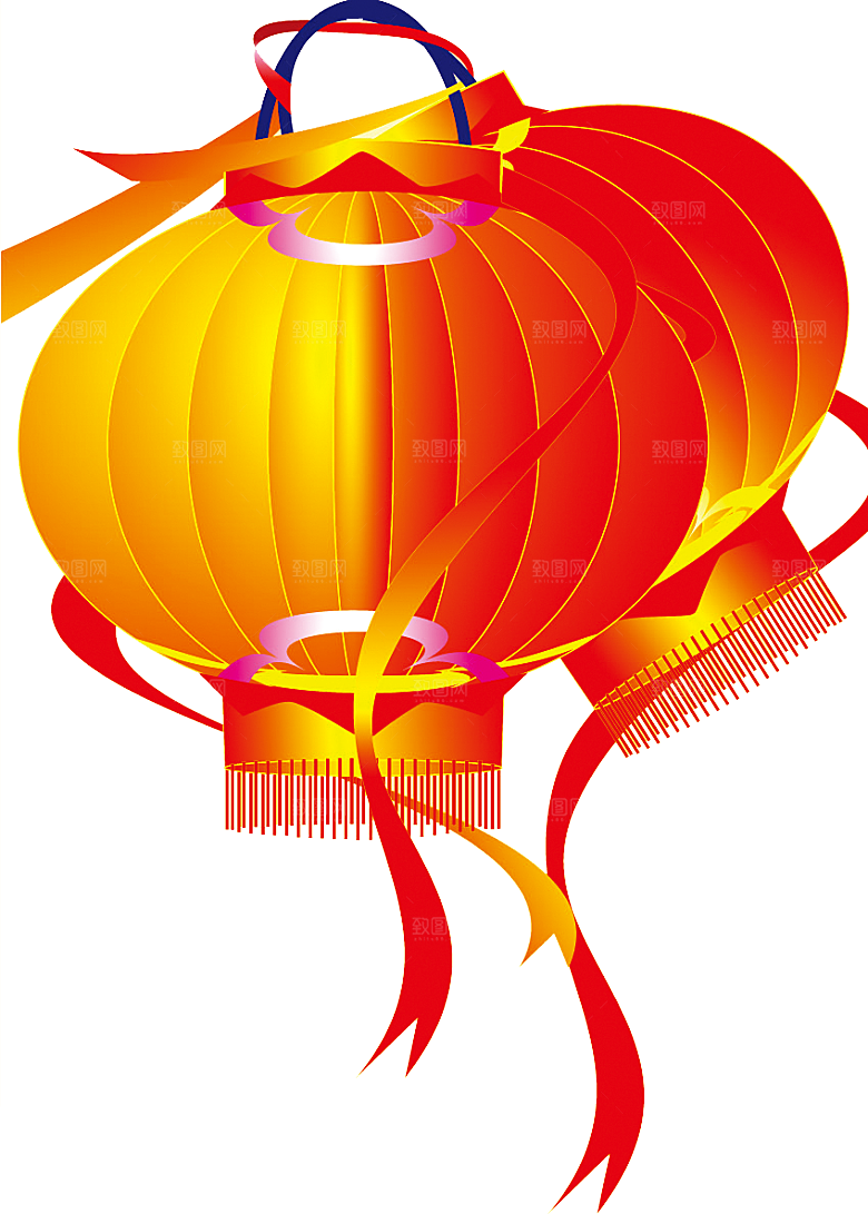 灯笼设计素材免抠元素