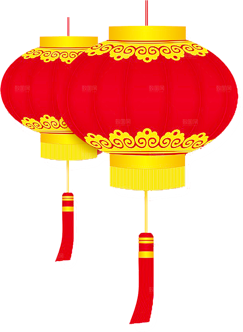 灯笼设计素材免抠元素