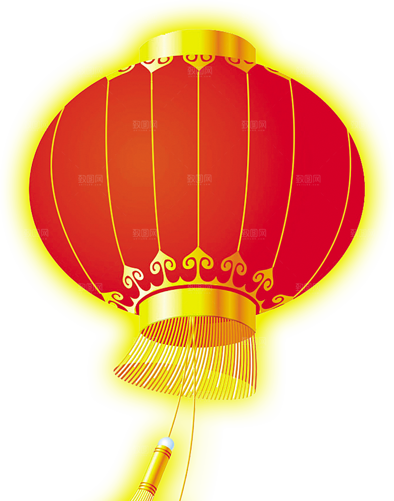 灯笼设计素材免抠元素