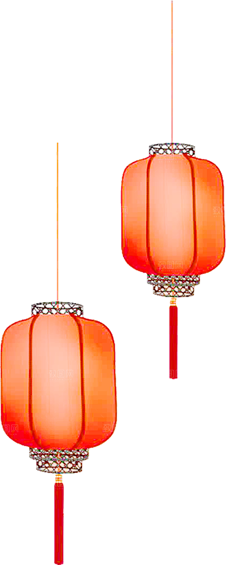 灯笼设计素材免抠元素