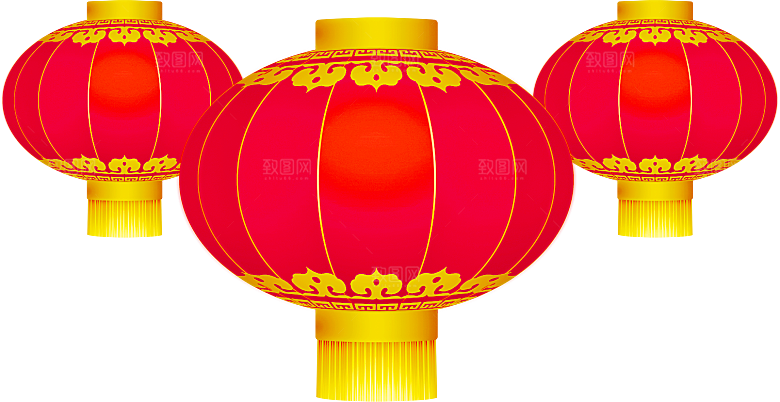 灯笼设计素材免抠元素