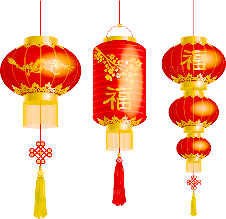灯笼设计素材免抠