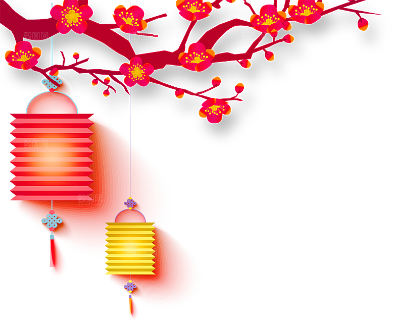 灯笼设计素材免抠元素