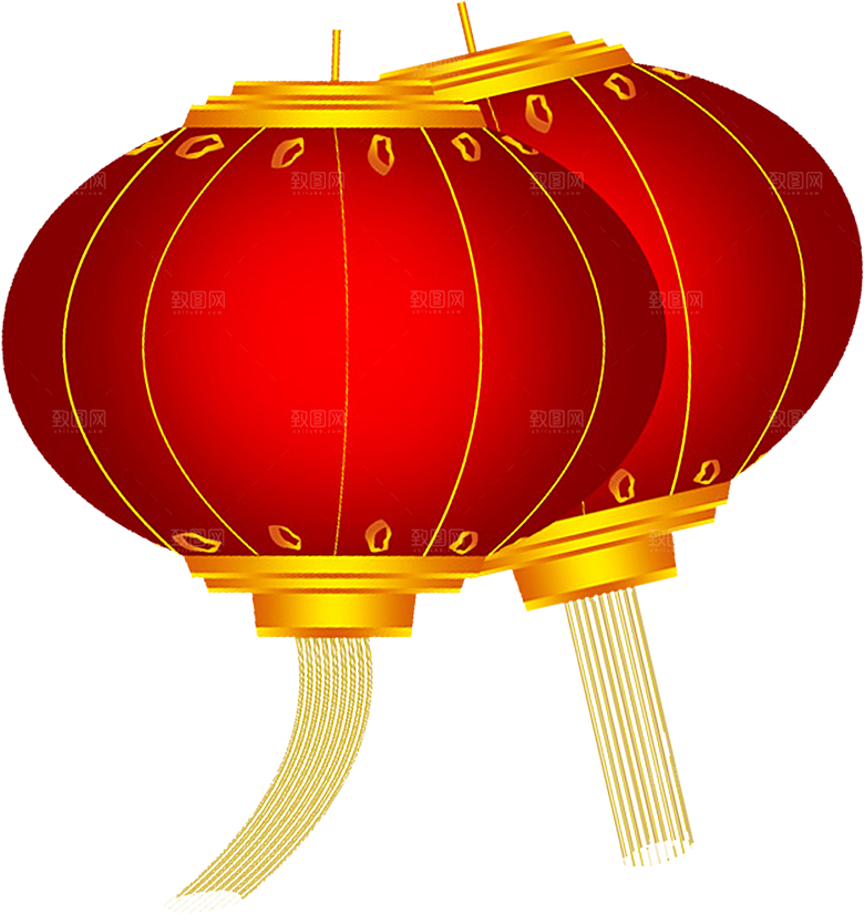 灯笼设计素材免抠元素