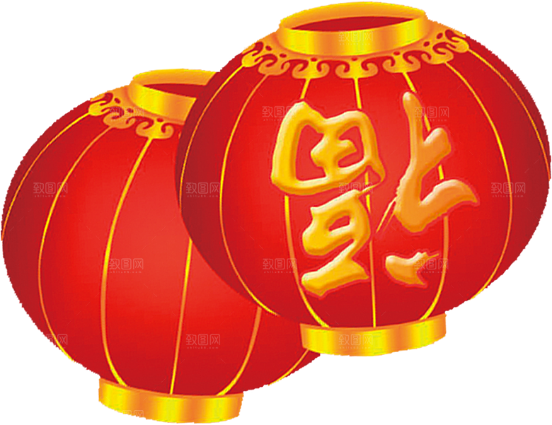 灯笼设计素材免抠元素