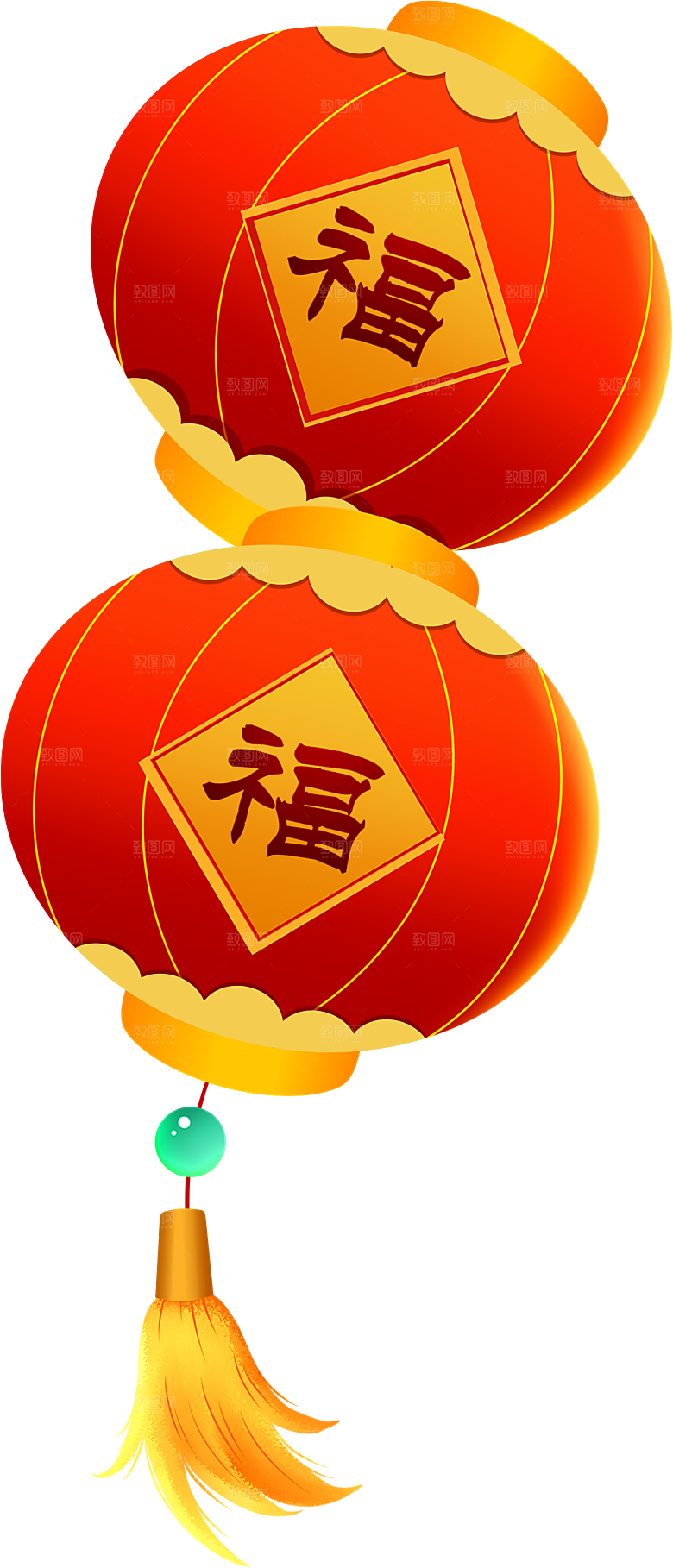 灯笼设计素材免抠