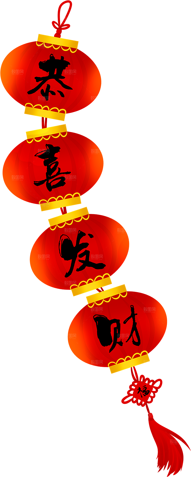 灯笼设计素材免抠元素