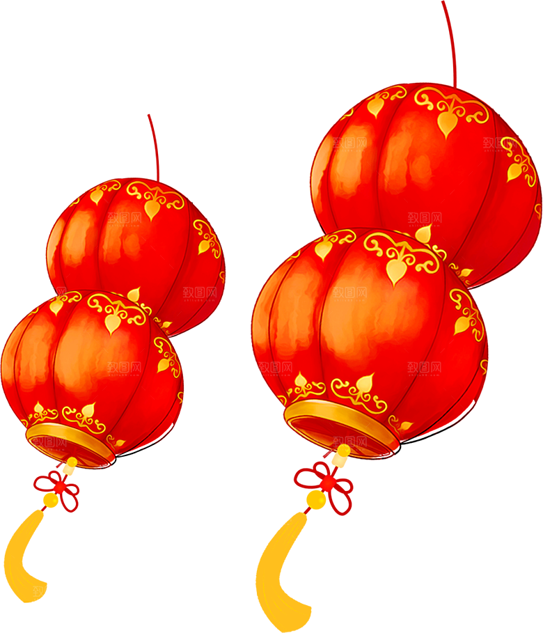 灯笼设计素材免抠
