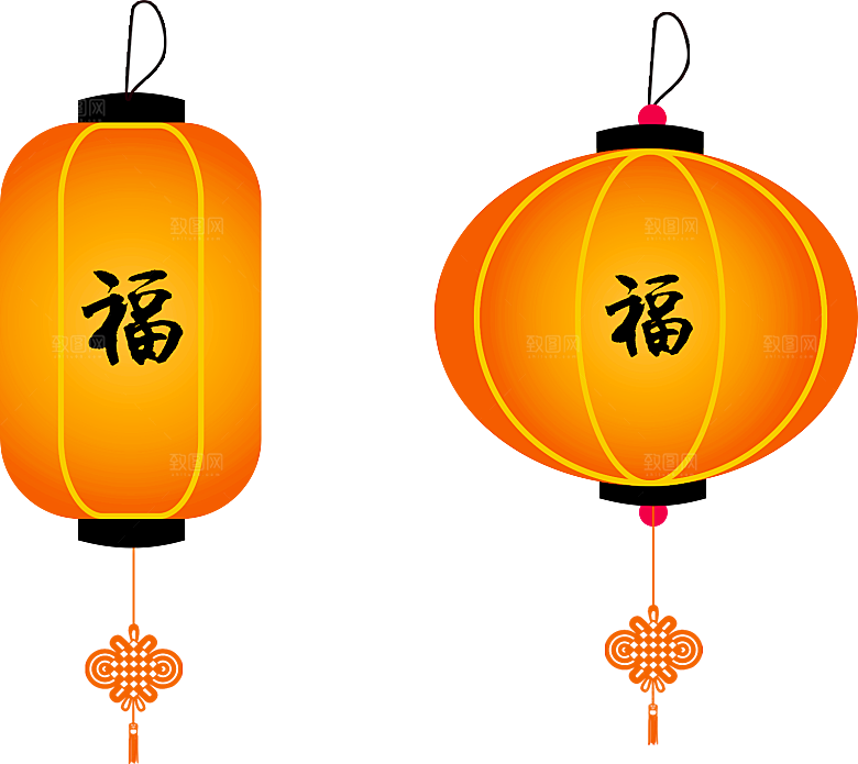 灯笼设计素材免抠