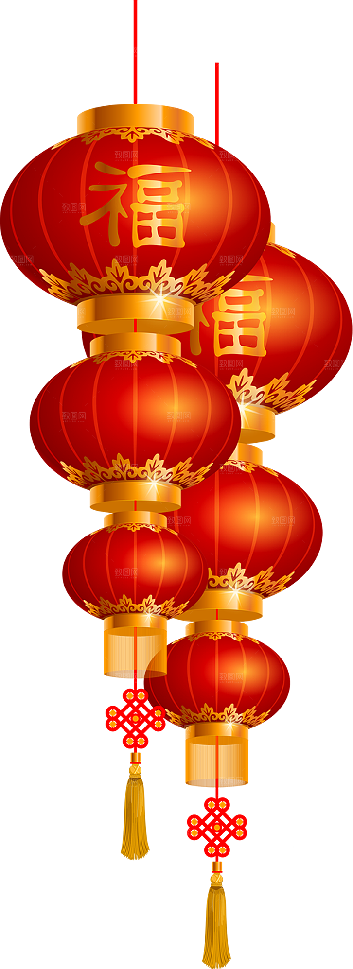 灯笼设计素材免抠