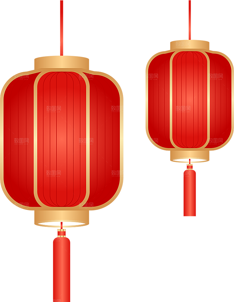 灯笼设计素材免抠