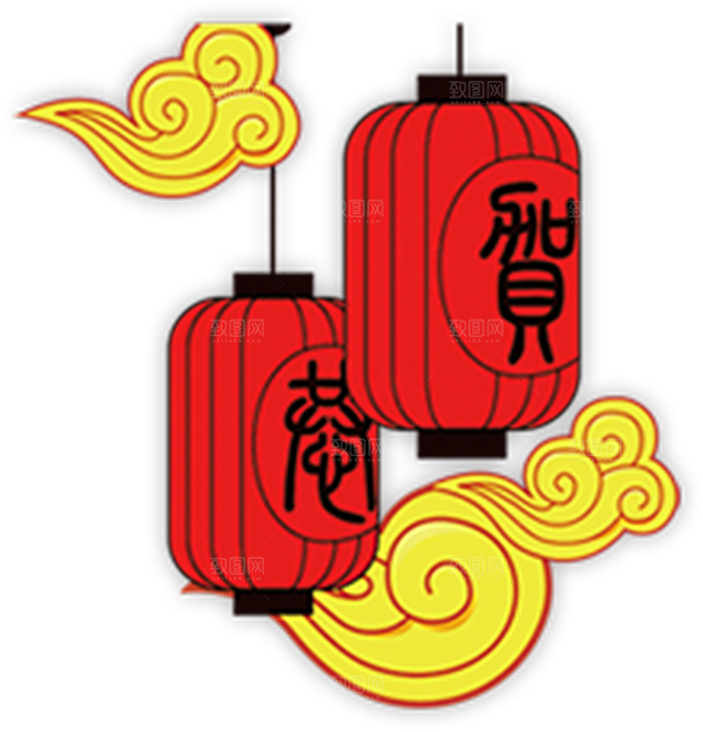 灯笼设计素材免抠元素