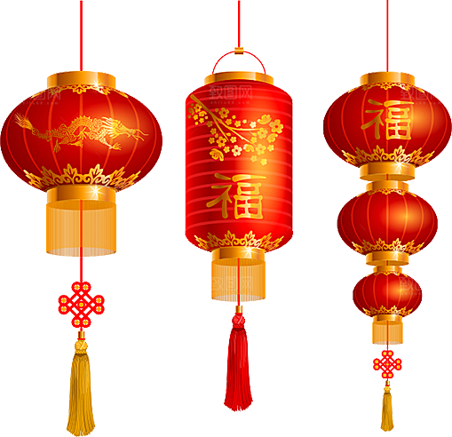 灯笼设计素材免抠元素