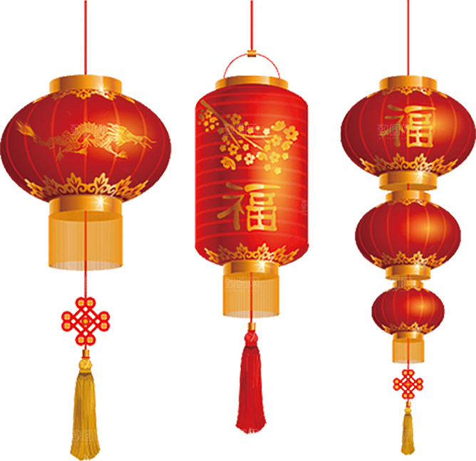 灯笼设计素材免抠元素