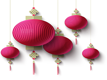 灯笼设计素材免抠元素