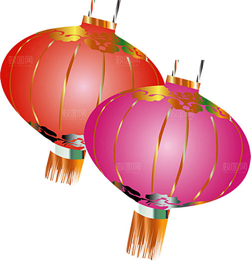 灯笼设计素材免抠元素