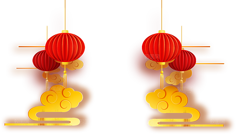灯笼设计素材免抠元素