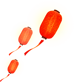 灯笼设计素材元素免抠