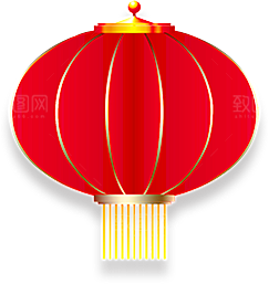 灯笼设计素材元素免抠