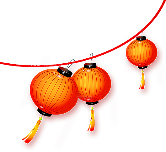 灯笼设计素材元素免抠