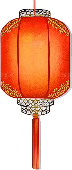 灯笼设计素材元素免抠