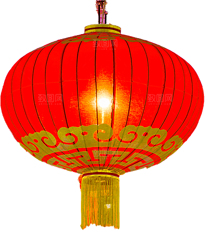灯笼设计素材元素免抠