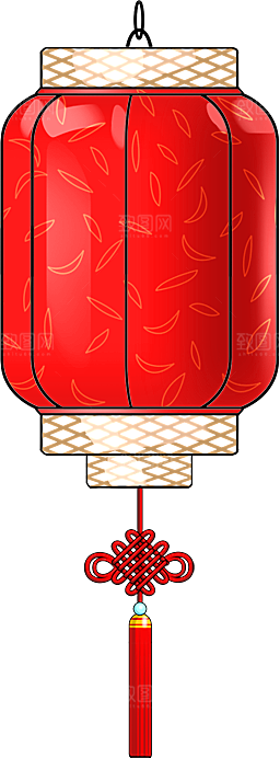 灯笼设计素材元素免抠