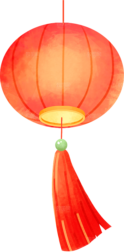 灯笼设计素材元素免抠