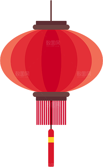 灯笼设计素材元素免抠