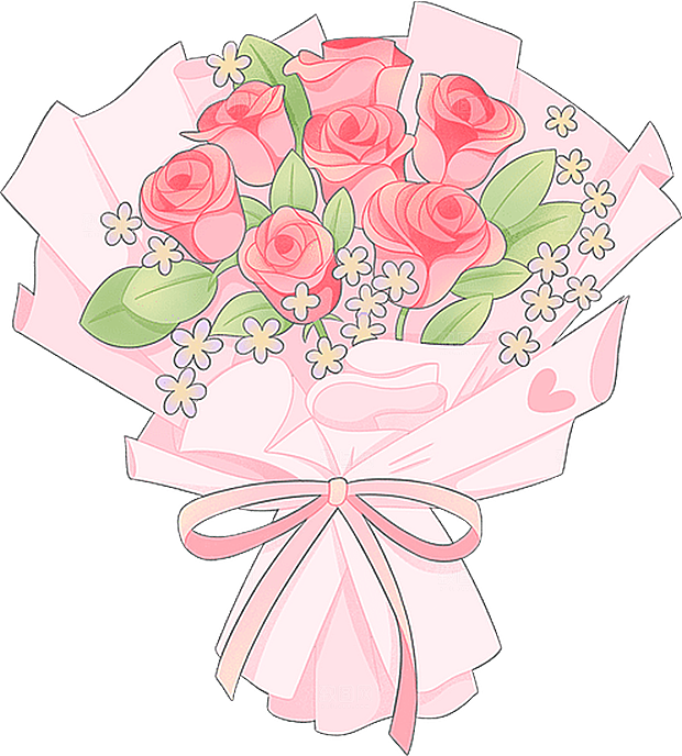 玫瑰花设计素材元素免抠