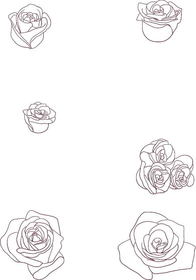 玫瑰花设计素材元素免抠