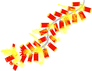 鞭炮元素设计素材免抠图