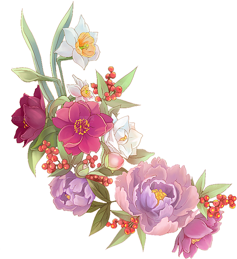 牡丹花免抠素材元素免抠