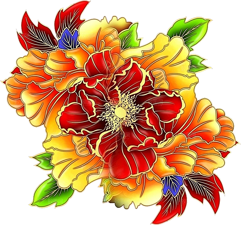 牡丹花免抠素材元素免抠