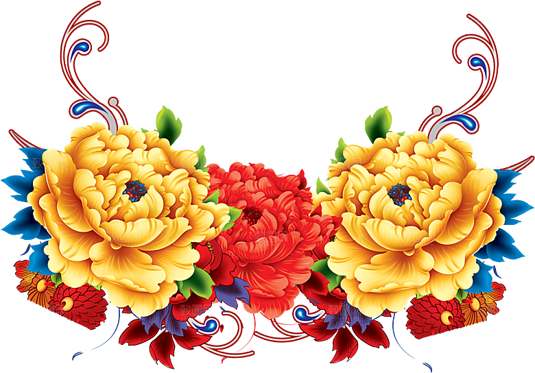 牡丹花免抠素材元素免抠