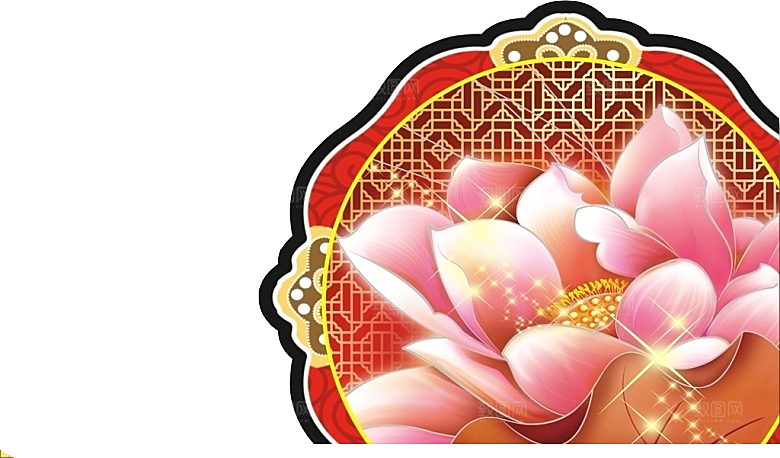 牡丹花设计素材元素