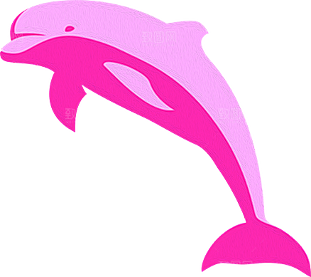 海豚元素素材设计