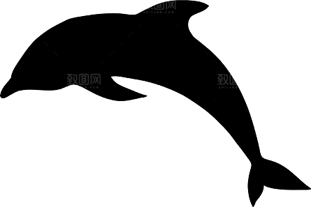 海豚元素素材设计免抠