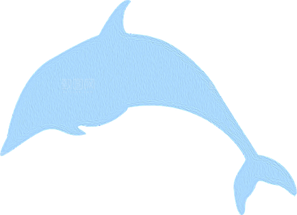 海豚元素素材设计免抠
