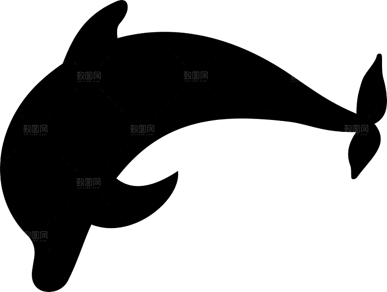 海豚元素素材免抠