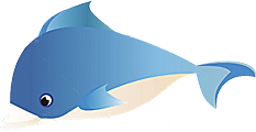海豚元素素材免抠